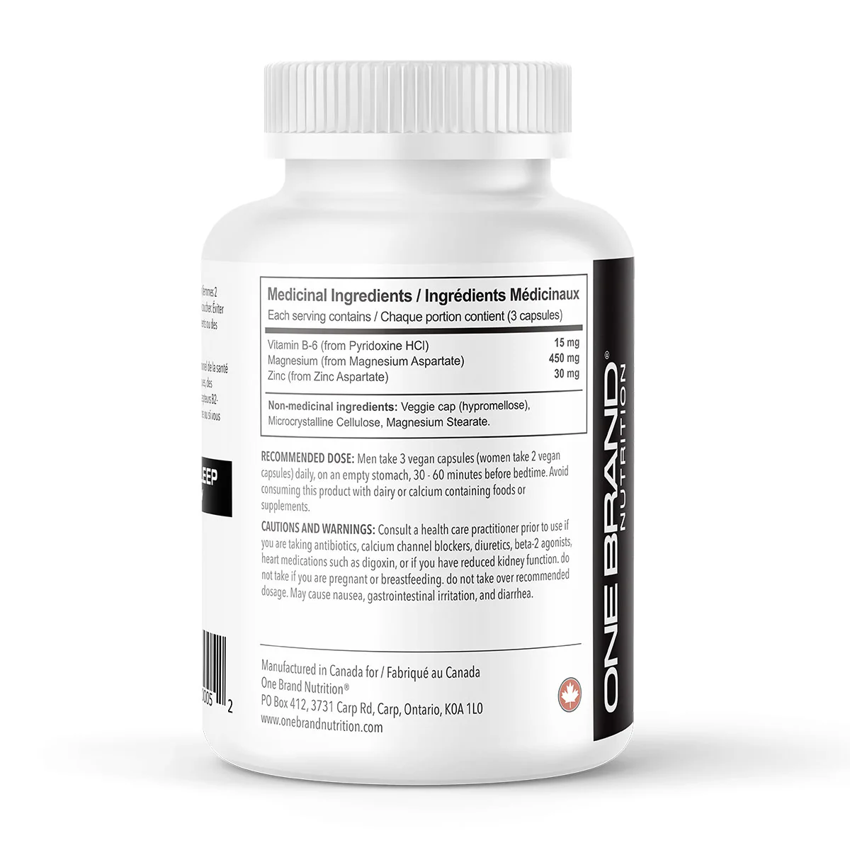 60% OFF 2nd | One Brand Nutrition ZM+B6 (2 x 120 Vcaps) - Image 3