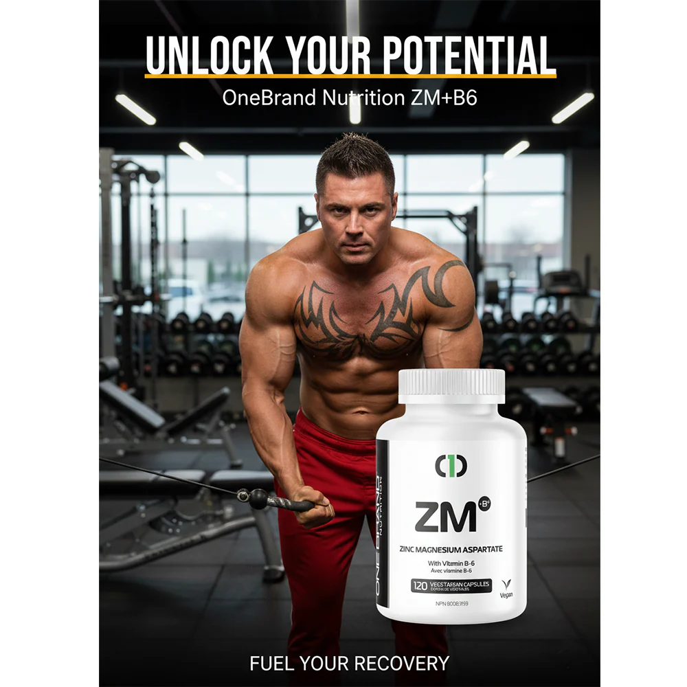 One Brand Nutrition | ZM+B6 (120 Vcaps) ZMA - Image 10