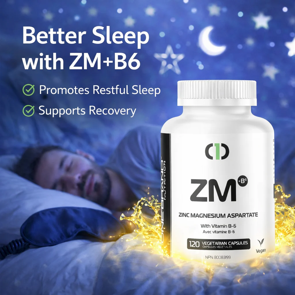 One Brand Nutrition | ZM+B6 (120 Vcaps) ZMA - Image 7