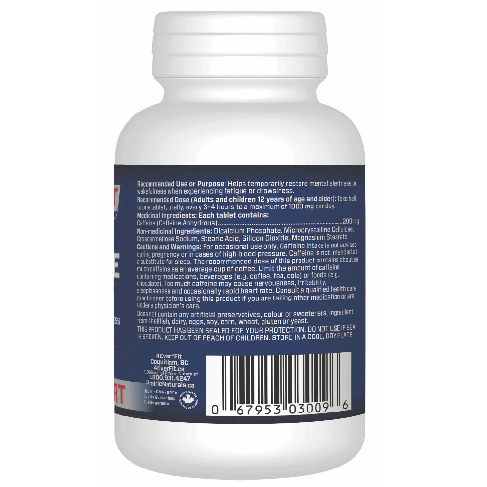 4EVERFIT | Caffeine 200mg (100 Tablets) - Image 3