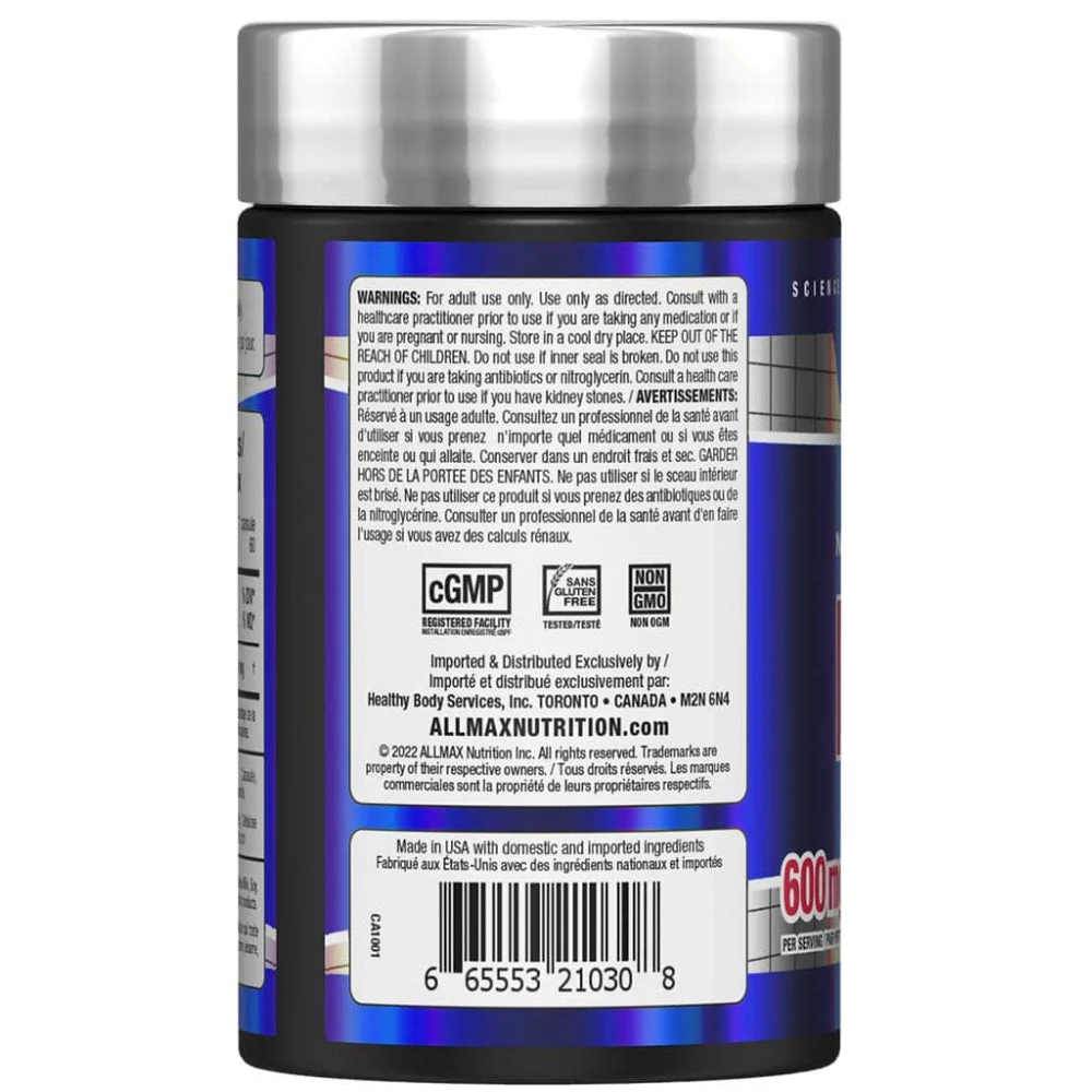 50% OFF 2nd | Allmax NAC (60 Caps) - Image 4