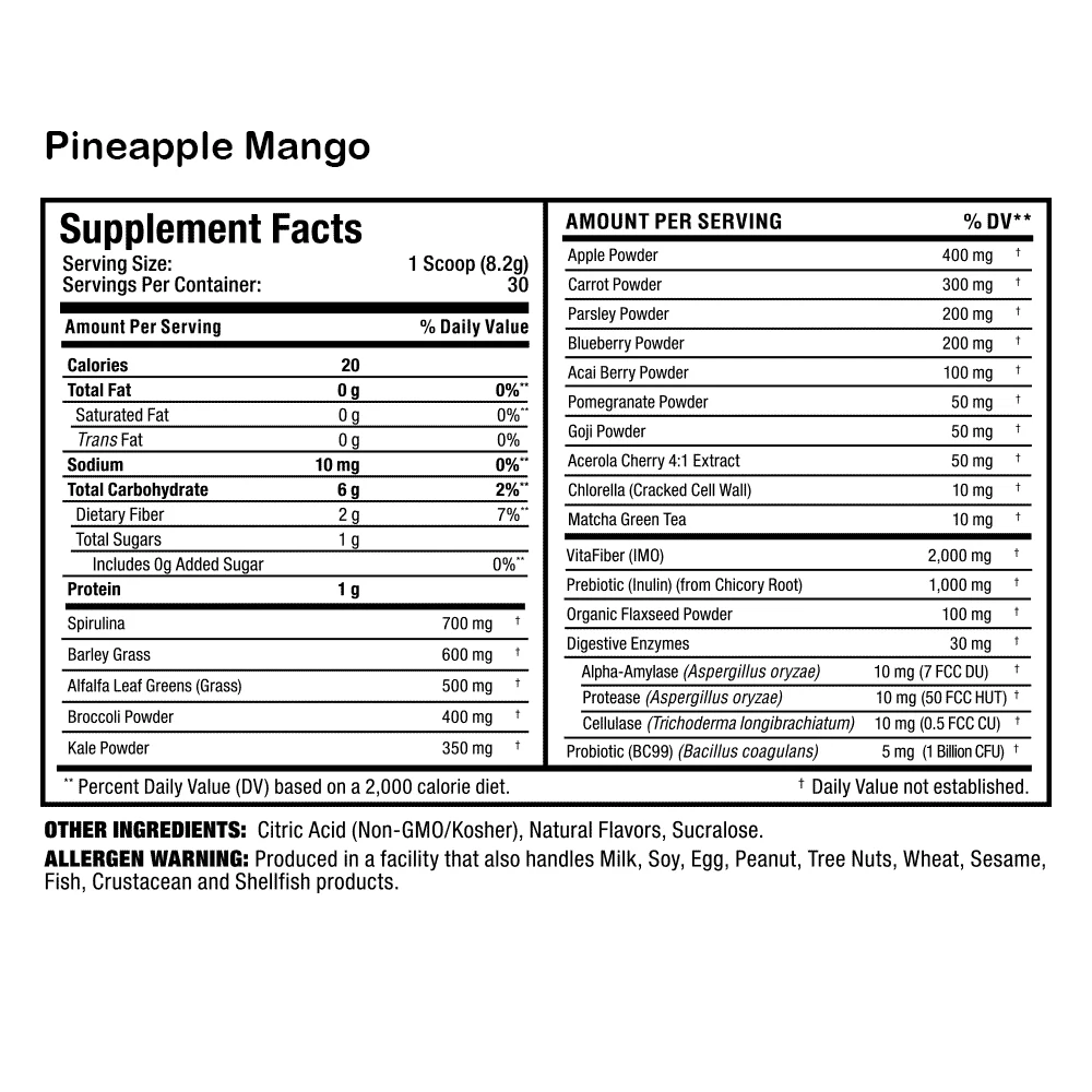 Allmax | ALLGREENS+ (30 Servings) - Image 10