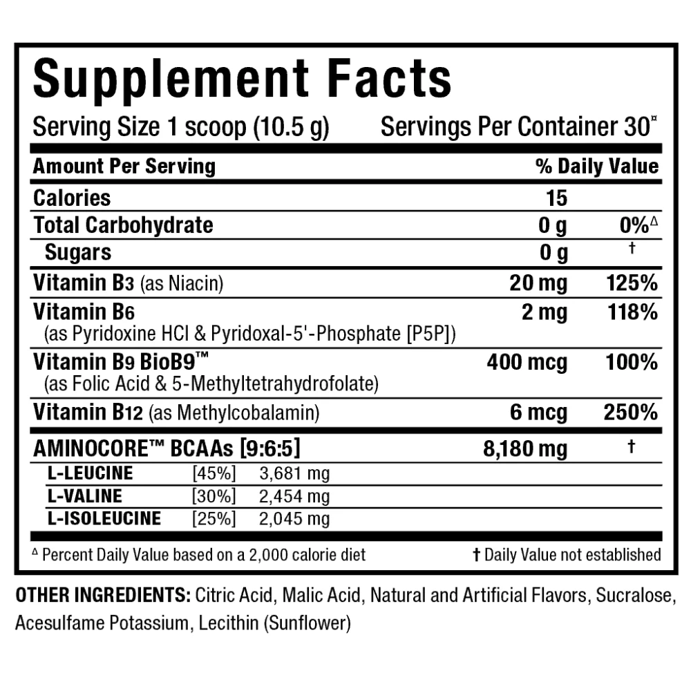 Allmax | AminoCore BCAA (30 Servings) - Image 8