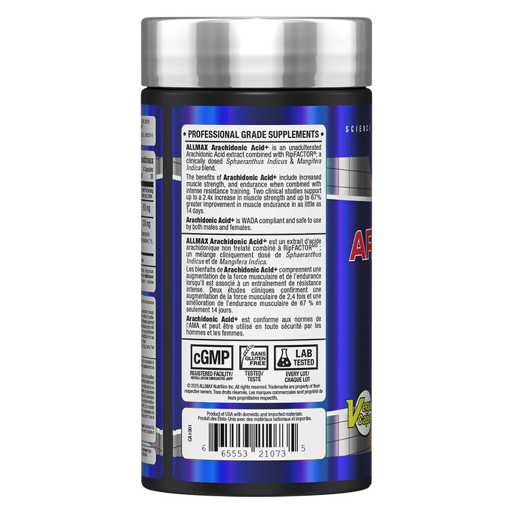 Allmax | Arachidonic Acid+ (120 Caps) - Image 3