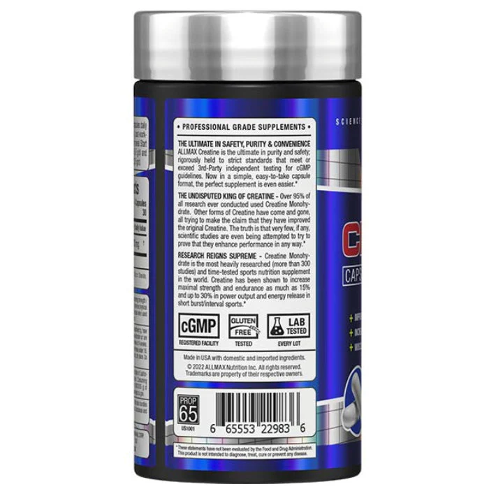Allmax | Creatine 3000 (120 Caps) - Image 3