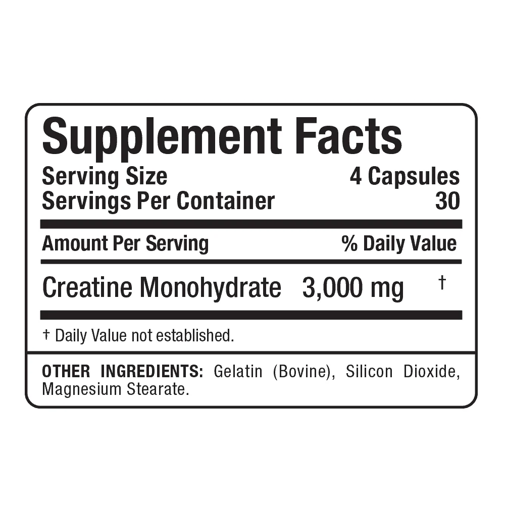Allmax | Creatine 3000 (120 Caps) - Image 4