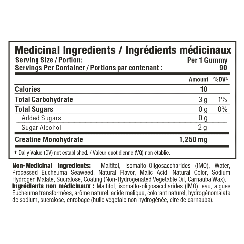 Allmax | Creatine Gummies (90 Gummies) Vegan - Image 4