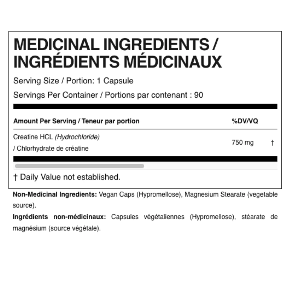 Allmax | Creatine HCL (90 Caps) - Image 4
