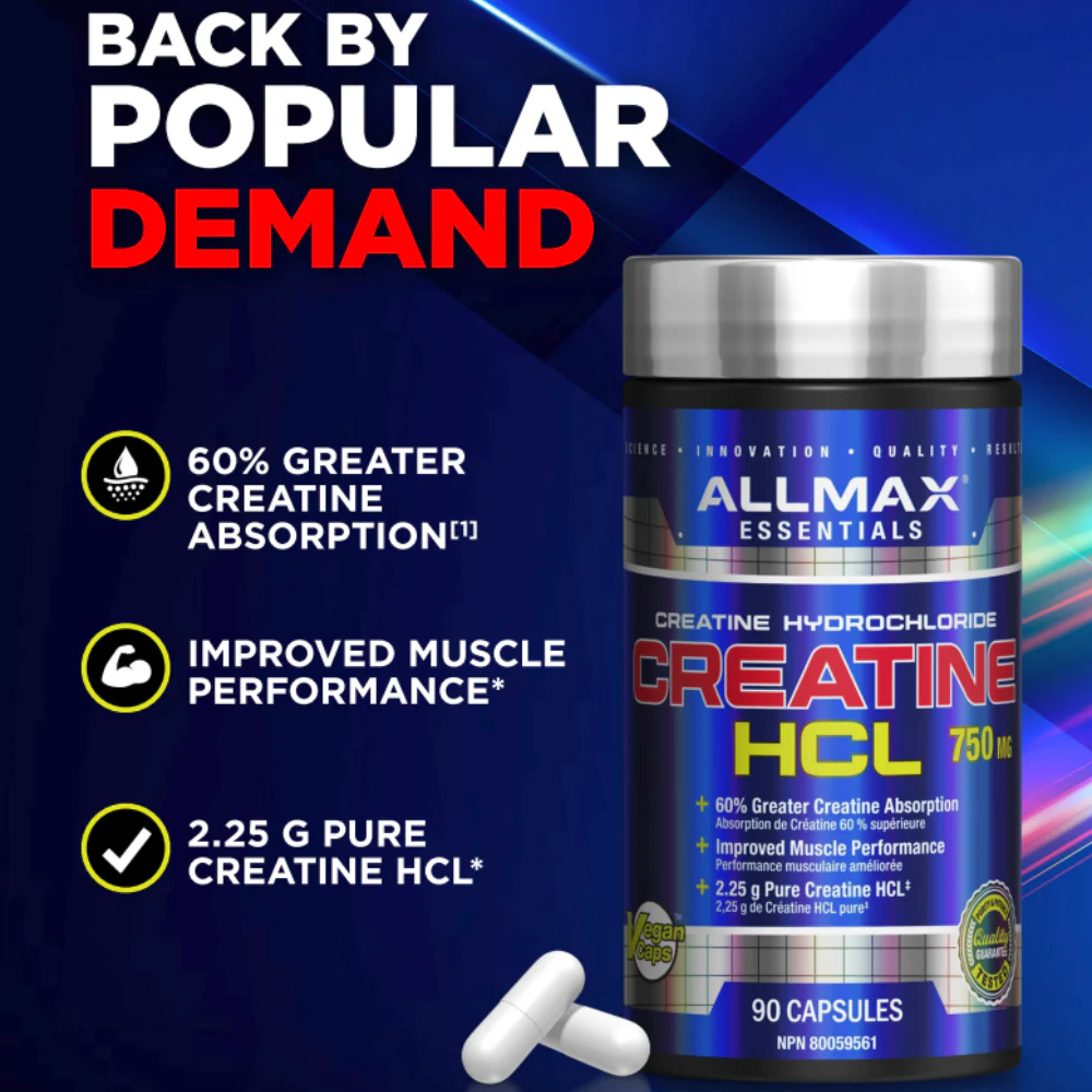 Allmax | Creatine HCL (90 Caps) - Image 5