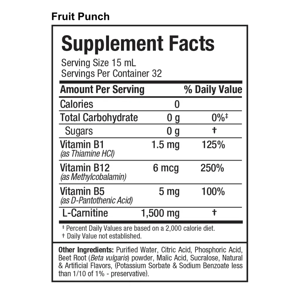 Allmax | L-Carnitine Liquid 1500 mg (473 ml) - Image 5