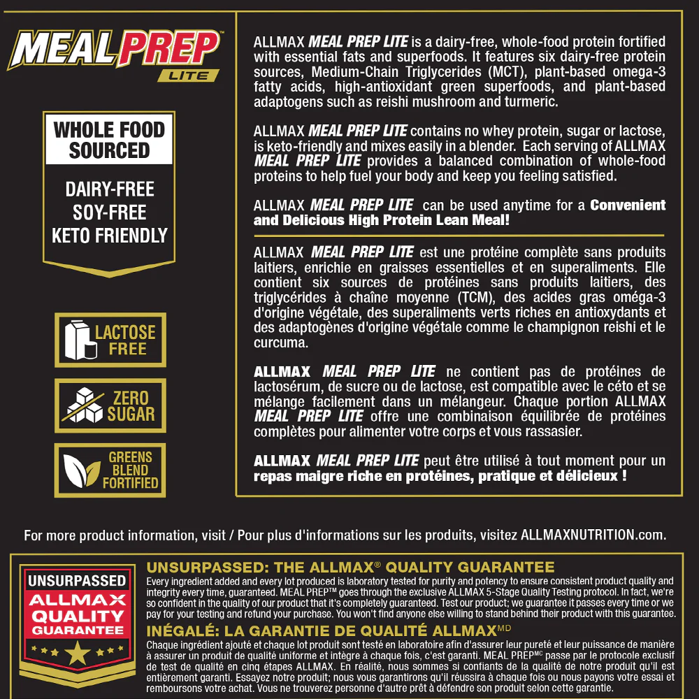 Allmax | MEAL PREP Lite (30 Servings) - Image 7