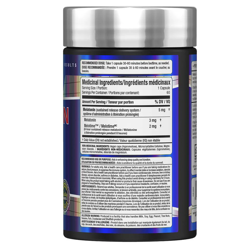 Allmax | Melatonin 8HR - 5 mg (60 caps) - Image 2