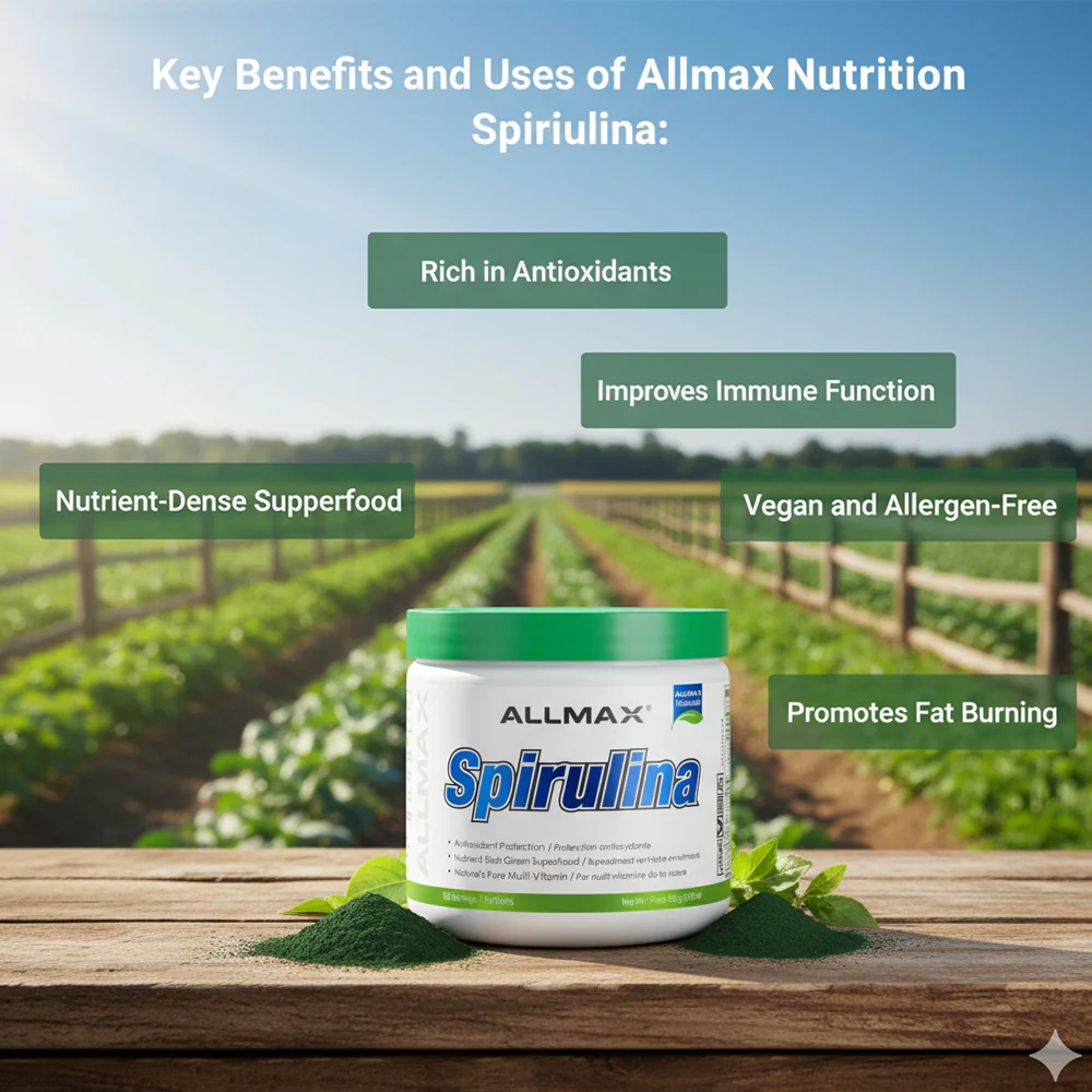 Allmax | Spirulina (30 servings) - Image 3