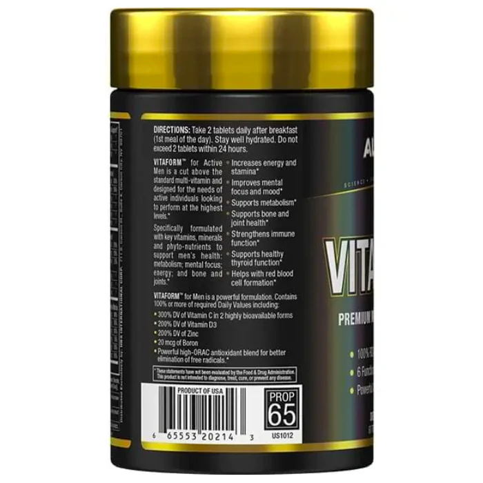 Allmax | Vitaform for MEN (60 tabs) - Image 3