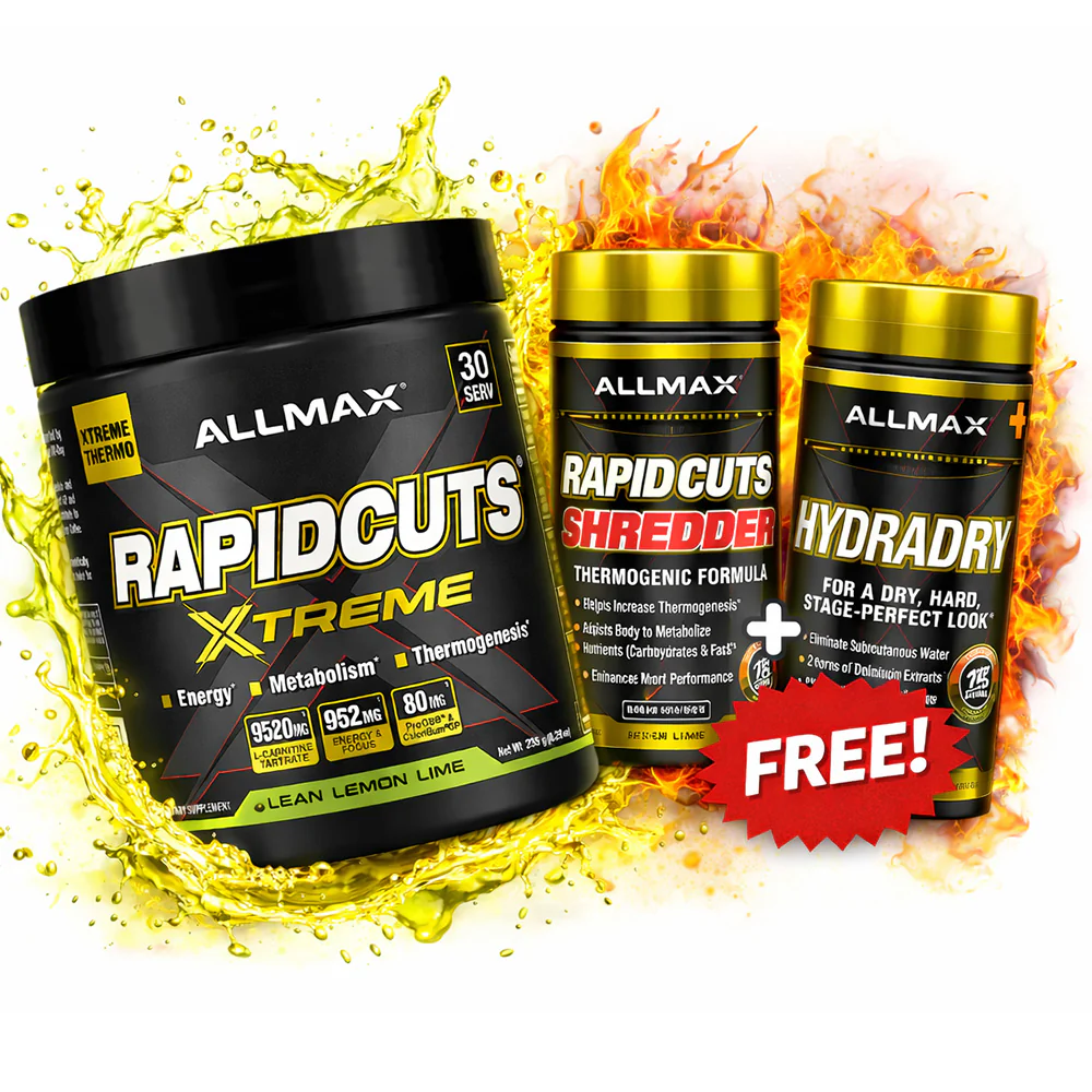 Allmax | Fat Burning Stack RapidCuts XTREME + Shredded & Hydradry - Image 2