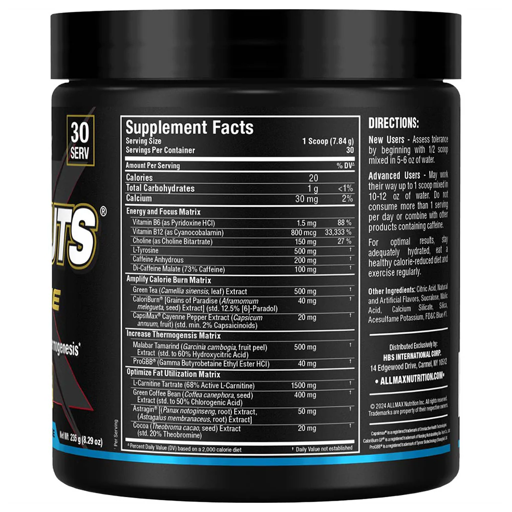 Allmax | Fat Burning Stack RapidCuts XTREME + Shredded & Hydradry - Image 4
