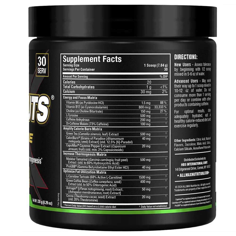Allmax | Fat Burning Stack RapidCuts XTREME + Shredded & Hydradry - Image 8