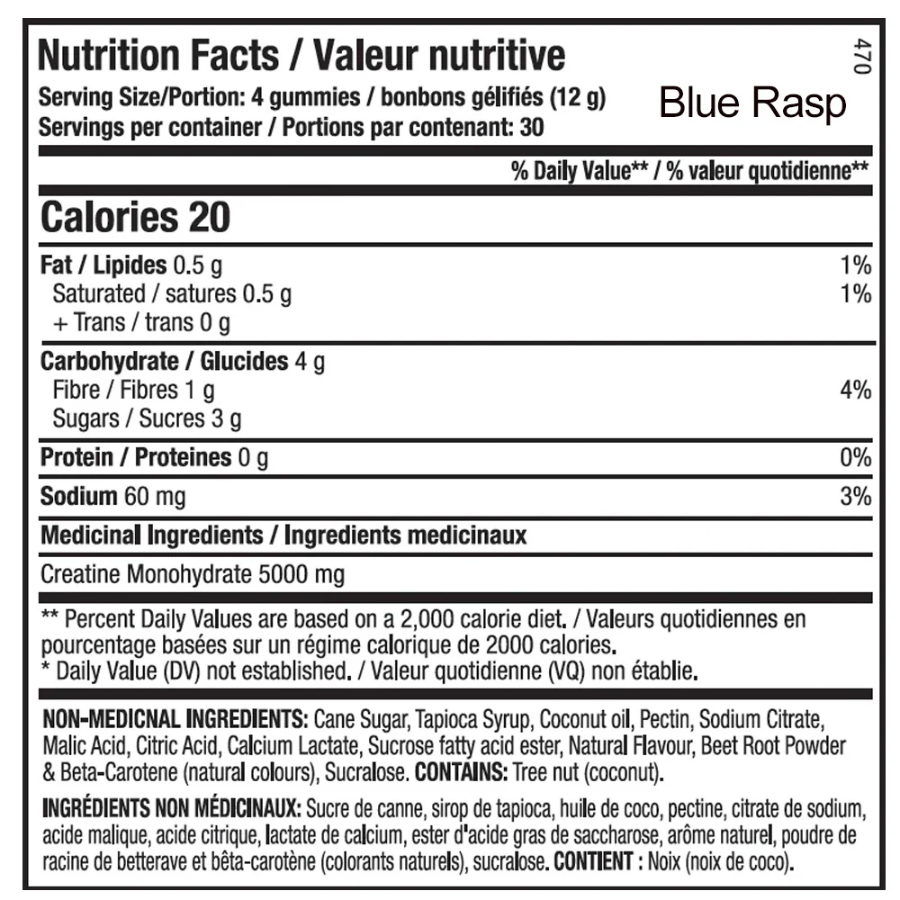ANS Performance | Creatine Gummies (120 Gummies) Vegan - Image 3