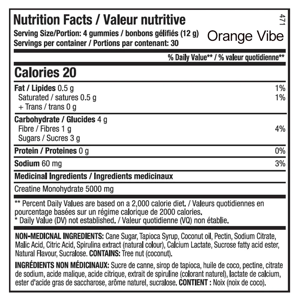 ANS Performance | Creatine Gummies (120 Gummies) Vegan - Image 4