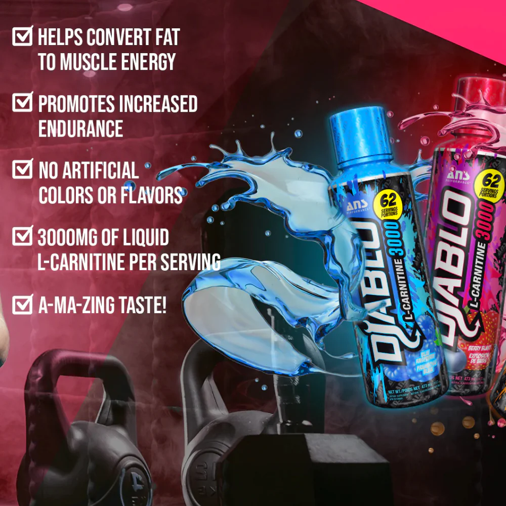 ANS Performance | Diablo L-Carnitine 3000 (473 ml) 60 Servings - Image 8