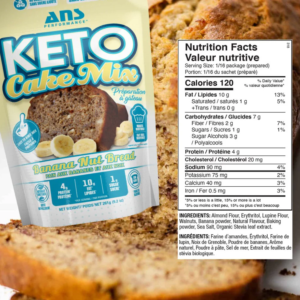 ANS Performance | KETO Banana Nut Bread (261 g) - Image 3