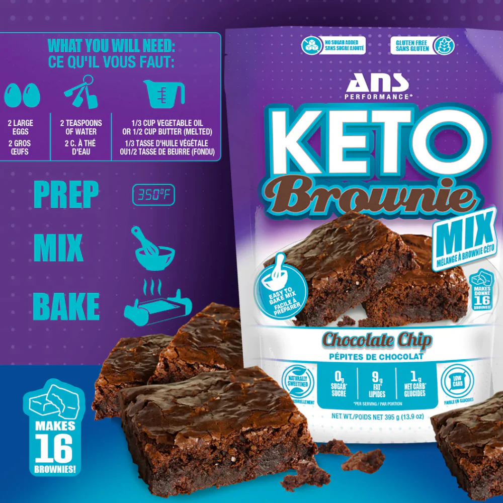ANS Performance | Keto Brownie Mix (395 g) - Image 3