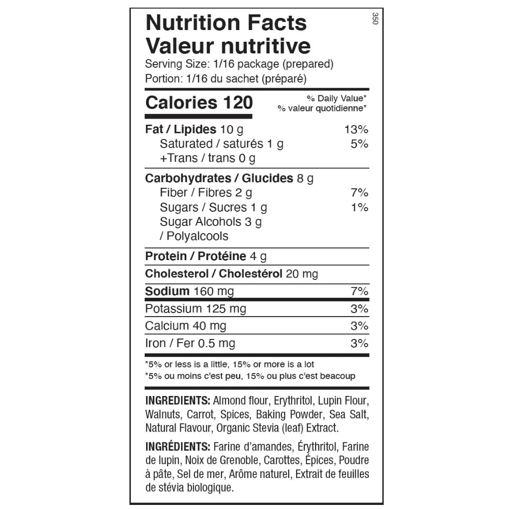ANS Performance | KETO Carrot Cake Mix (278 g) - Image 3