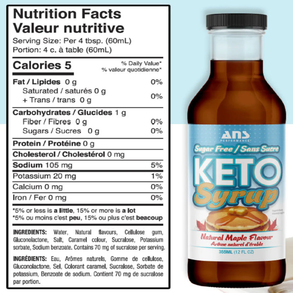 ANS Performance | KETO Syrup (355 ml) - Image 3