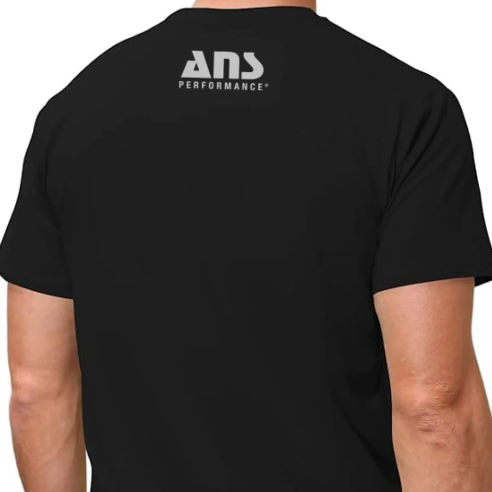 ANS Performance | T-Shirt BLACK 'Brand Logo A' - Image 2