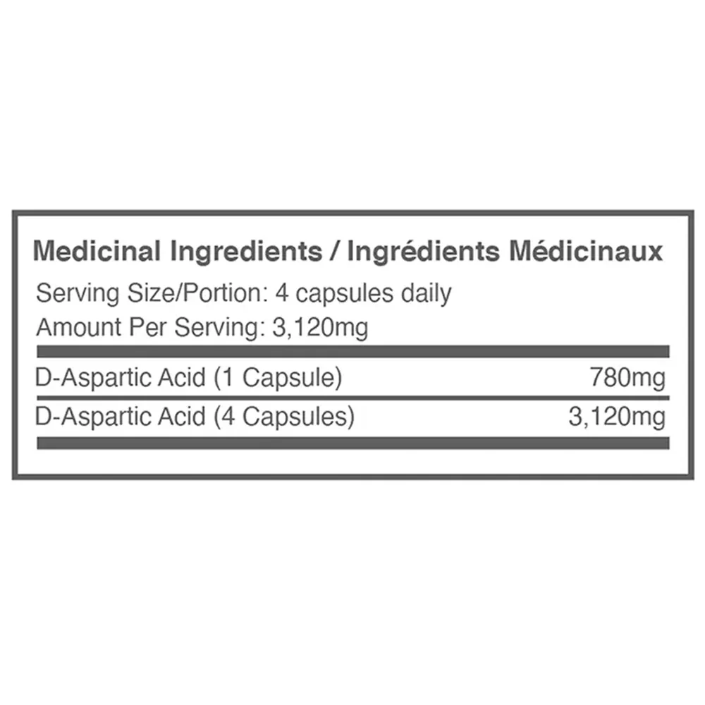 Ballistic Labs | D-Aspartic Acid (120 Caps) | DAA - Image 4