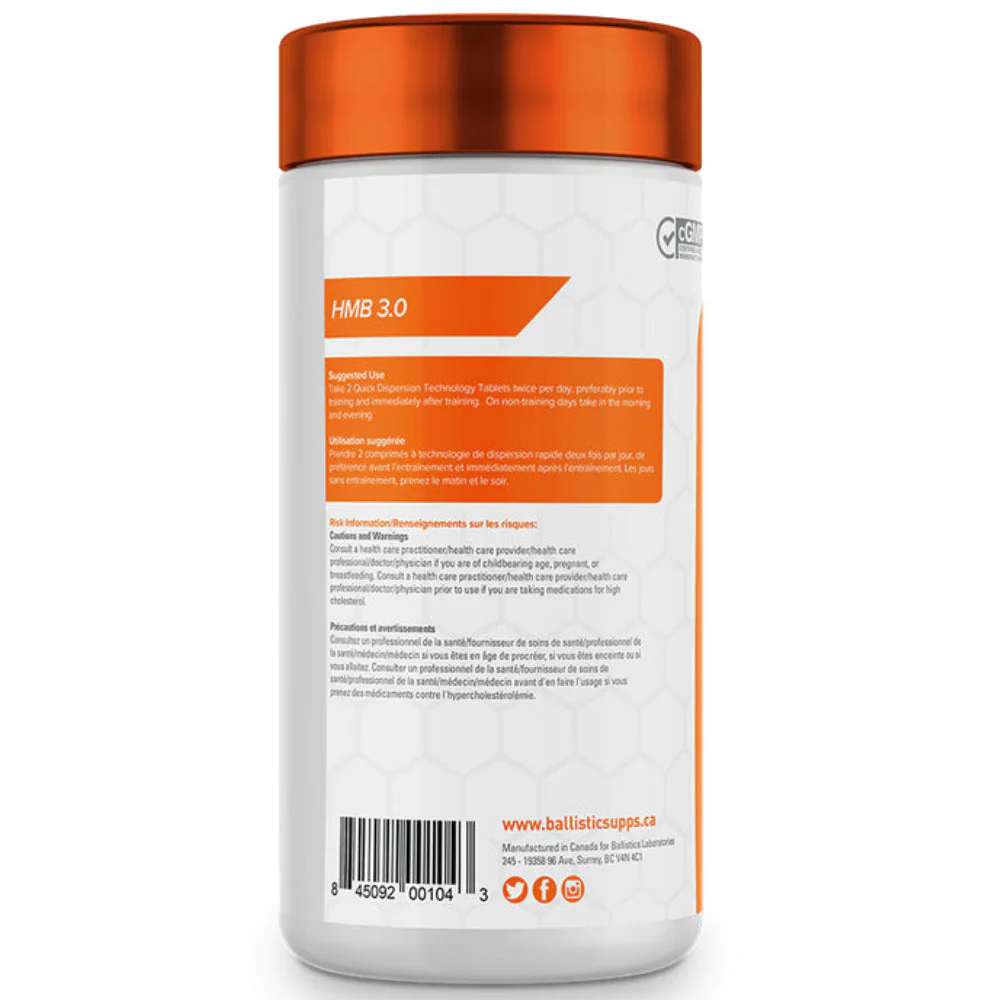 Ballistic Labs | HMB 3.0 (120 QD Tabs) - Image 3