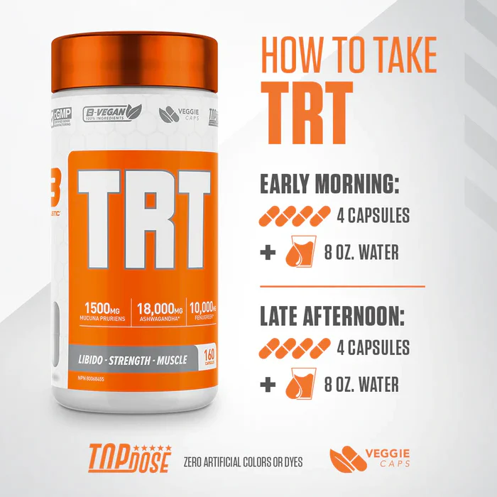 Ballistic Labs | Testosterone Stack (TRT + DAA) 40 Day Supply - Image 8