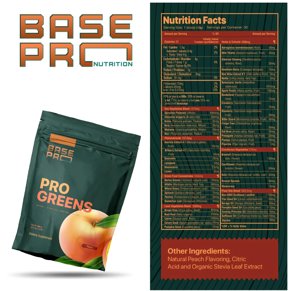 Base Pro Nutrition | Pro Greens (30 Servings) - Image 9