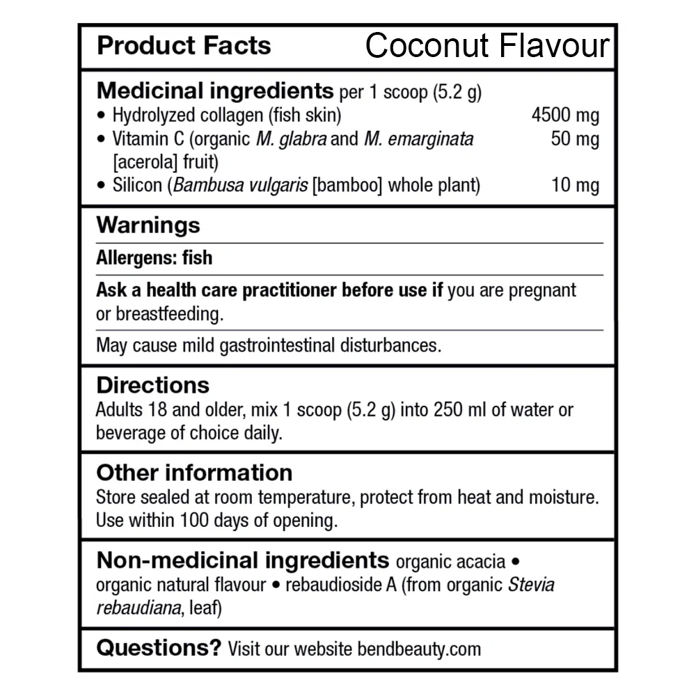 bend beauty | Marine Collagen + Co-Factors (146g) - Image 4