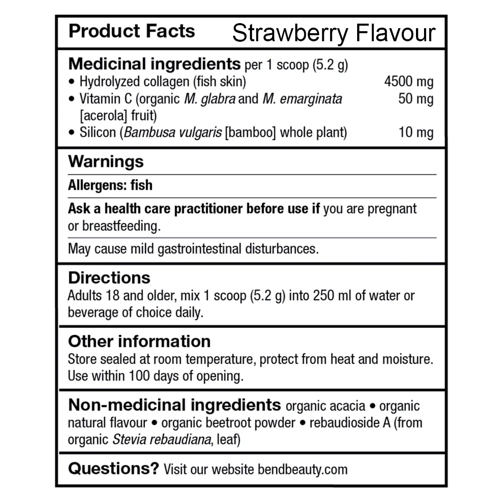 bend beauty | Marine Collagen + Co-Factors (146g) - Image 5