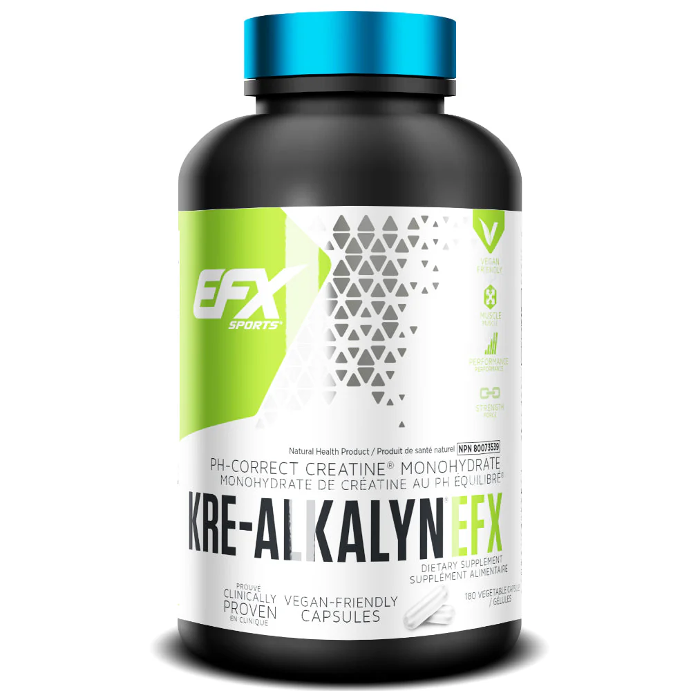 EFX Sports | Kre-Alkalyn VEGAN  Creatine (180 Vegetable Caps) - Image 3