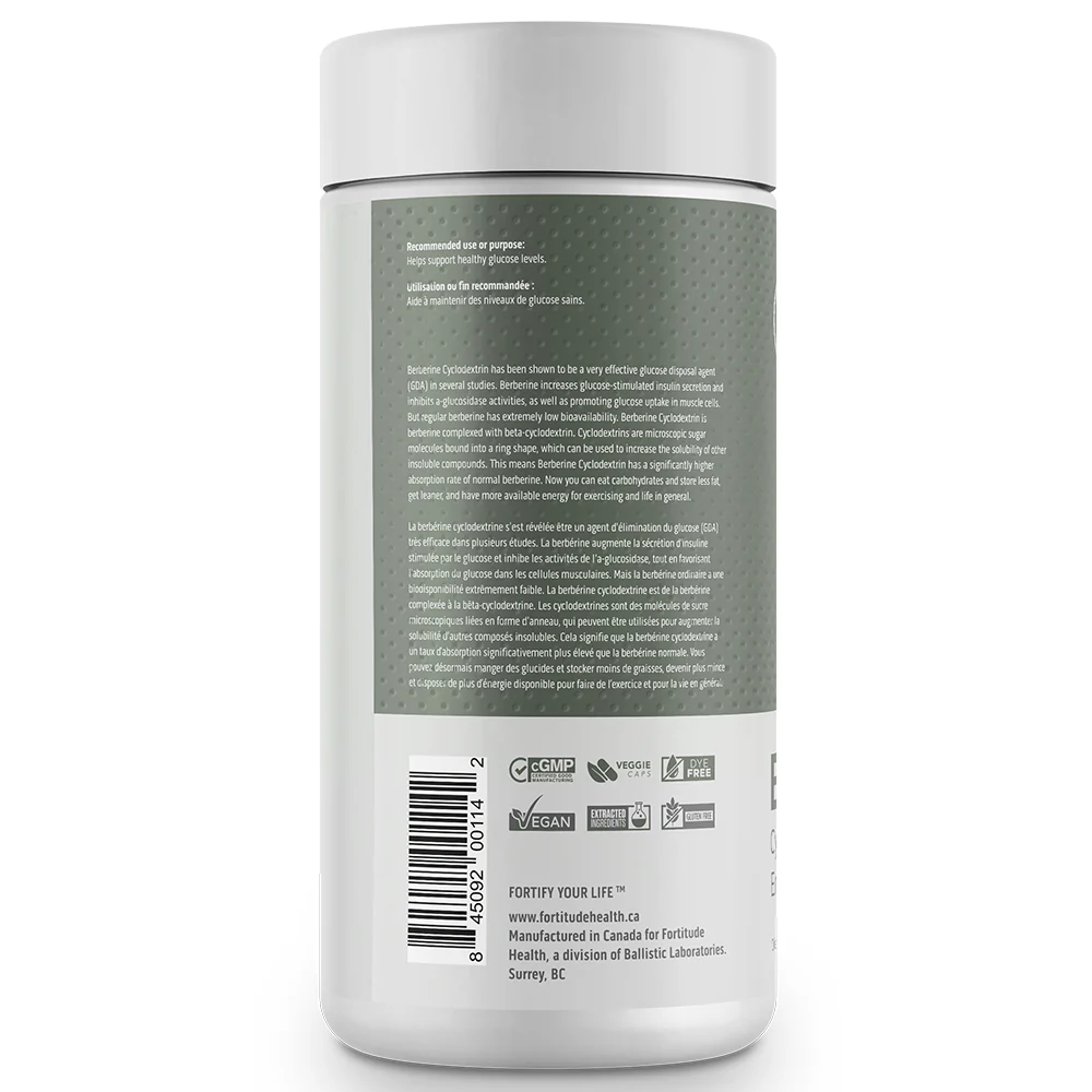 Fortitude Health | Berberine 500 mg (90 Vcaps) - Image 3