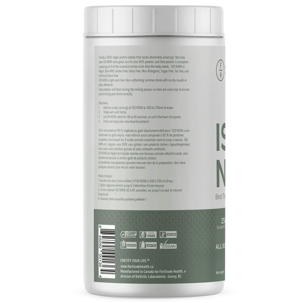 Fortitude Health | ISO NOVA Vegan Protein (1.5 lbs) - Image 4