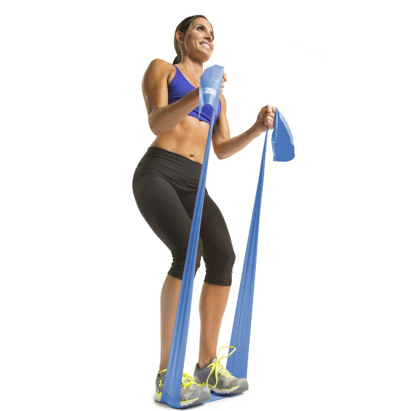 GoFit | Flat Resistance Band Medium 10lbs (BLUE) - Image 2
