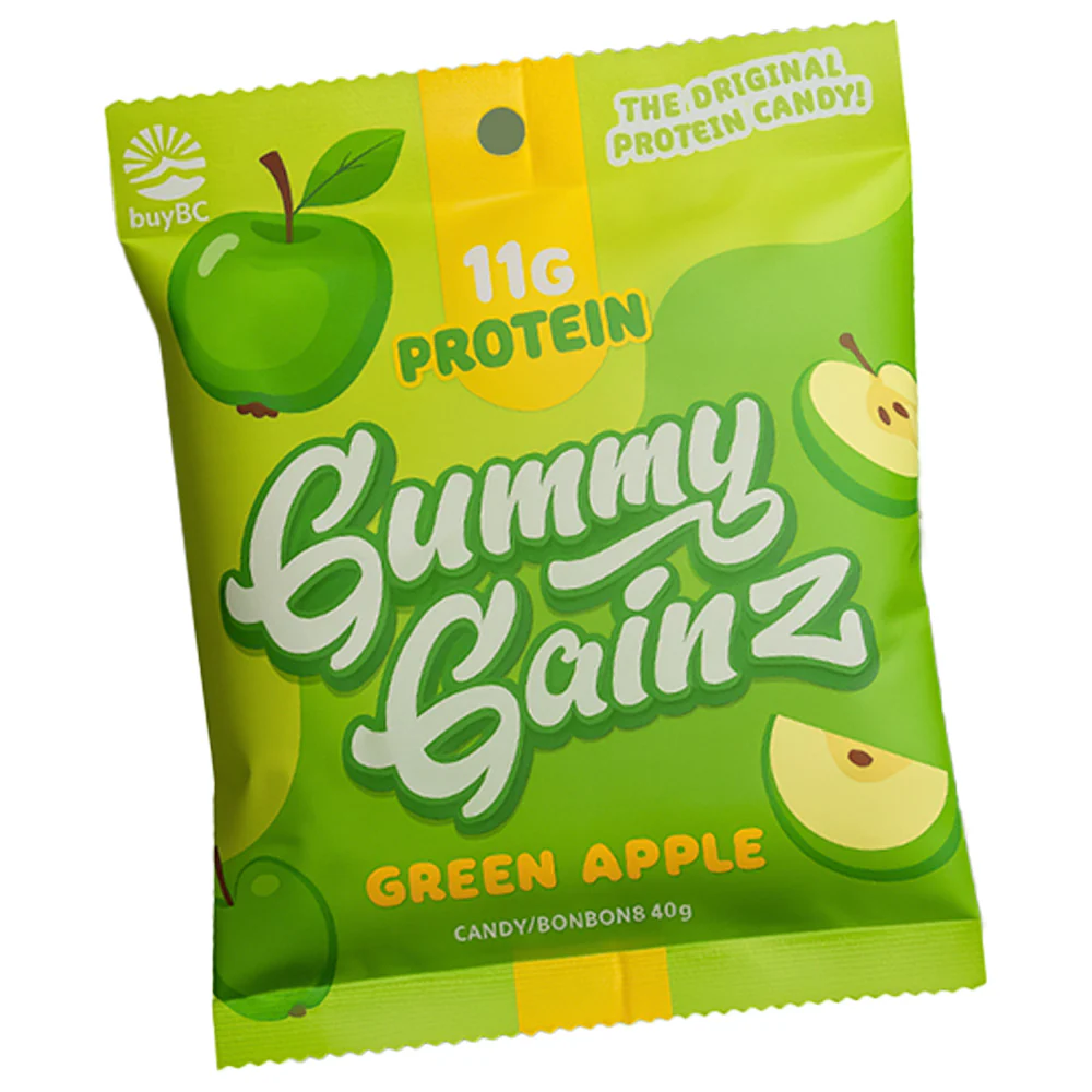 Gummy Gainz | Green Apple Protein Gummies (6 Pack Box) - Image 3
