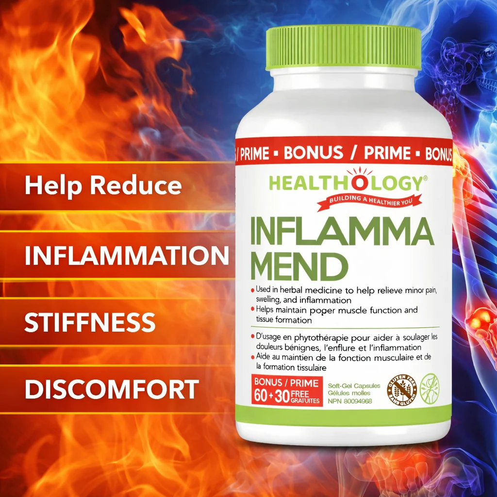 Healthology | INFLAMMA MEND (60+30 Caps) Bonus Size - Image 3
