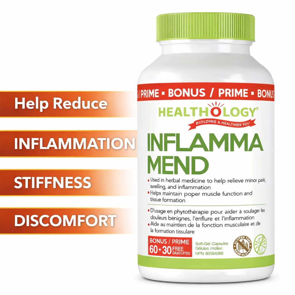 Healthology | INFLAMMA MEND (60+30 Caps) Bonus Size - Image 4