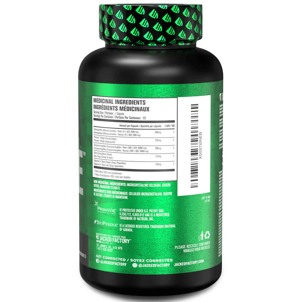 Jacked Factory | PRIMASURGE (60 VCaps) | with Shilajit - Image 3