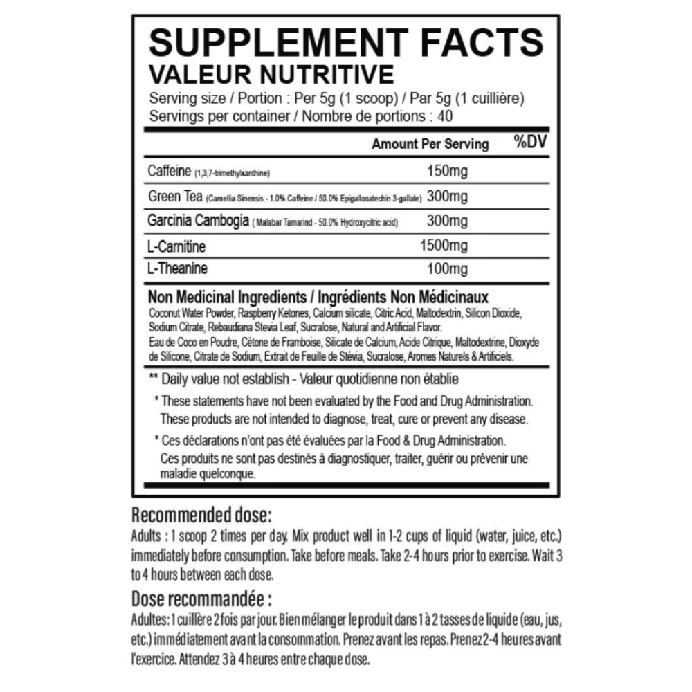 Limitless Pharma | BLAZE (40 Servings) | Fat Burning Drink - Image 4