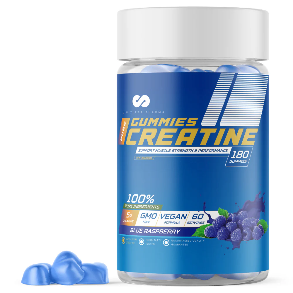 Limitless Pharma | Creatine Gummies (180 Gummies) Vegan - Image 3
