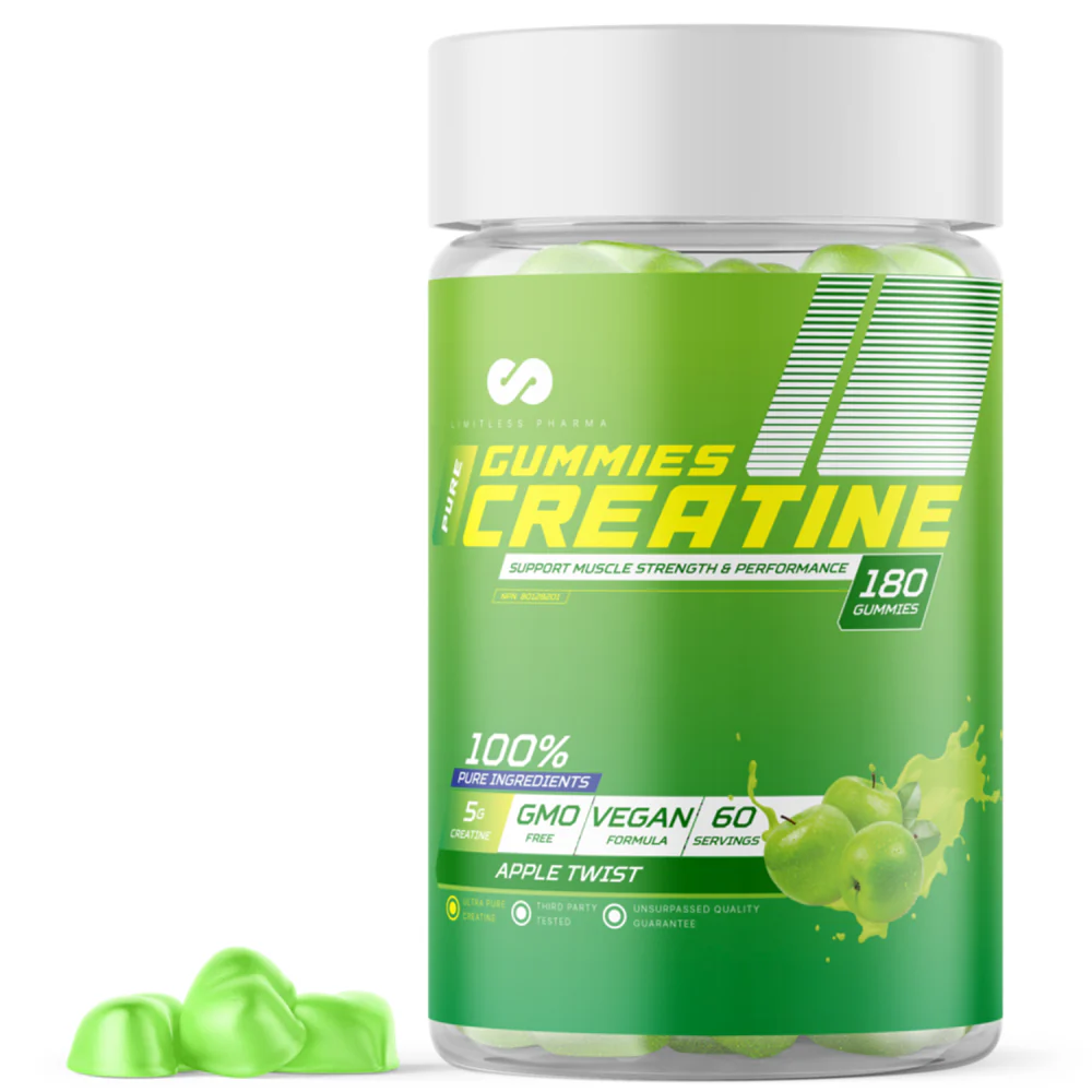 Limitless Pharma | Creatine Gummies (180 Gummies) Vegan - Image 5