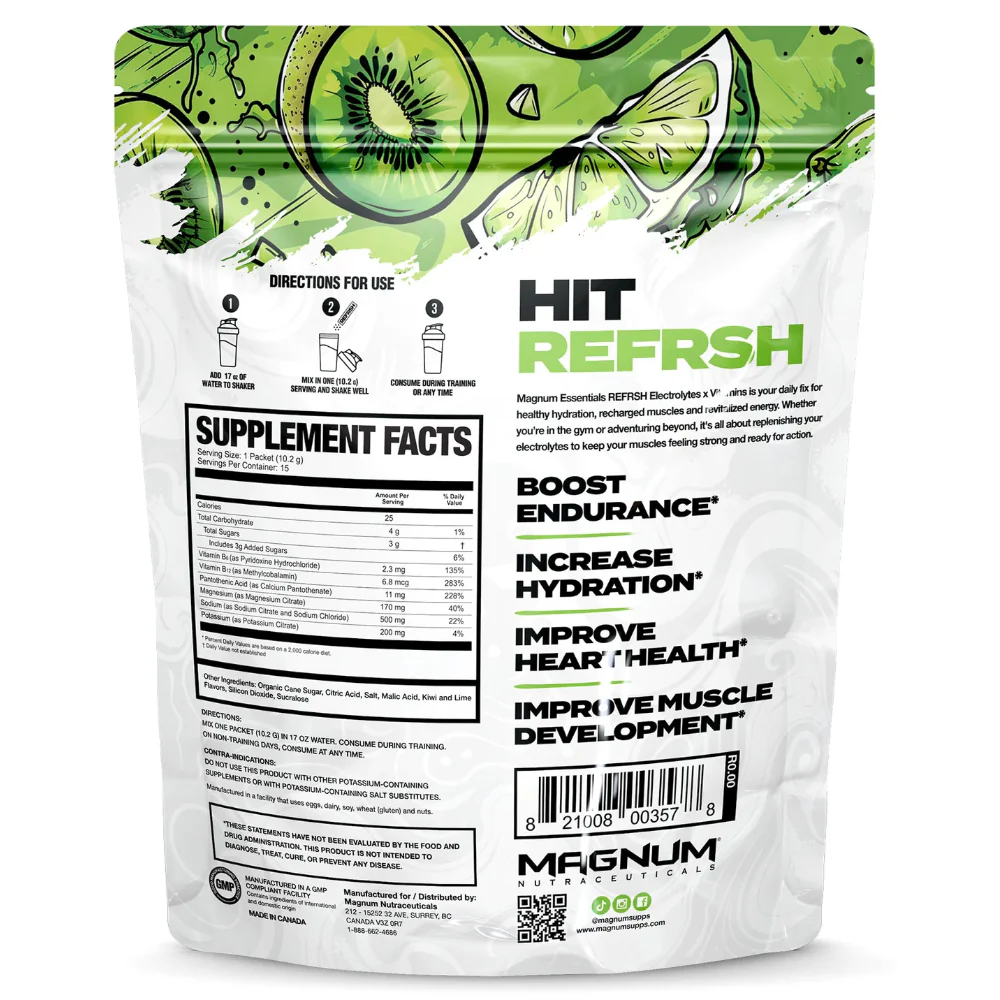 Magnum Nutraceuticals | REFRSH Electrolytes + Vitamins (15 Packets) - Image 5