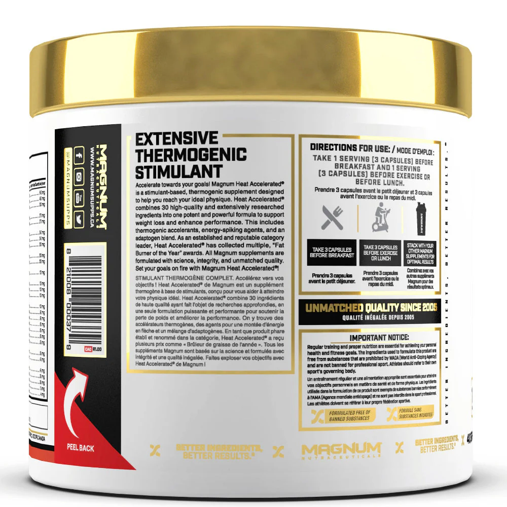 Magnum Nutraceuticals | Heat Accelerated (120 Caps) - Image 4