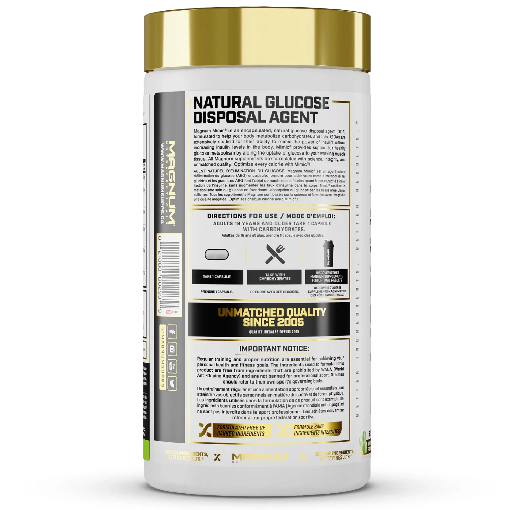 Magnum Nutraceuticals | Mimic (60 Caps/ 30 Servings) - Image 3