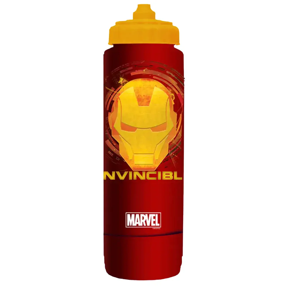 Marvel Squeeze Water Bottle with compartment (25oz) - Image 6